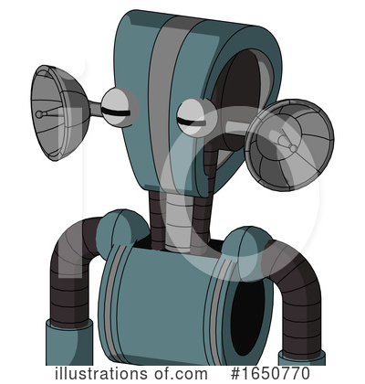 Royalty-Free (RF) Robot Clipart Illustration by Leo Blanchette - Stock Sample #1650770