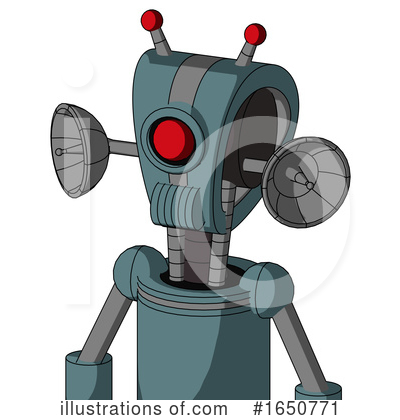 Royalty-Free (RF) Robot Clipart Illustration by Leo Blanchette - Stock Sample #1650771
