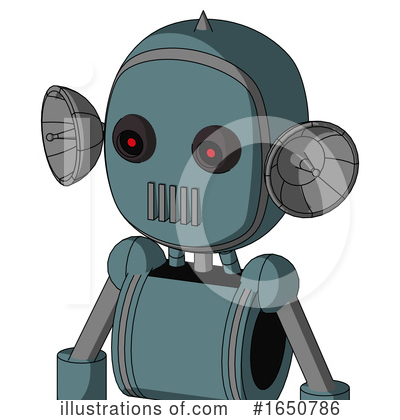 Royalty-Free (RF) Robot Clipart Illustration by Leo Blanchette - Stock Sample #1650786
