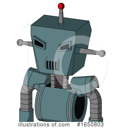 Royalty-Free (RF) Robot Clipart Illustration by Leo Blanchette - Stock Sample #1650803