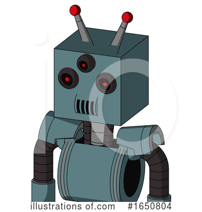 Royalty-Free (RF) Robot Clipart Illustration by Leo Blanchette - Stock Sample #1650804