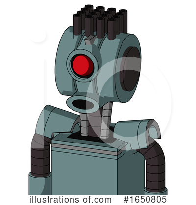 Royalty-Free (RF) Robot Clipart Illustration by Leo Blanchette - Stock Sample #1650805