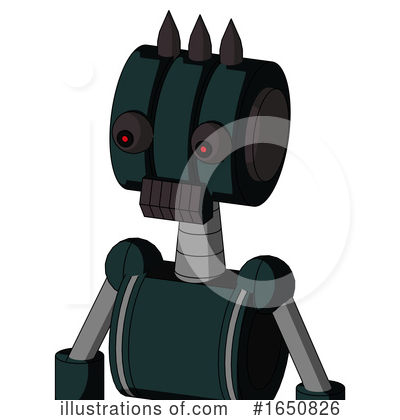 Royalty-Free (RF) Robot Clipart Illustration by Leo Blanchette - Stock Sample #1650826
