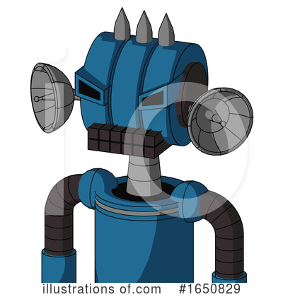 Royalty-Free (RF) Robot Clipart Illustration by Leo Blanchette - Stock Sample #1650829
