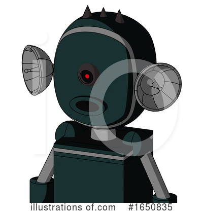 Royalty-Free (RF) Robot Clipart Illustration by Leo Blanchette - Stock Sample #1650835