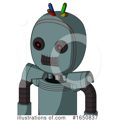 Royalty-Free (RF) Robot Clipart Illustration by Leo Blanchette - Stock Sample #1650837