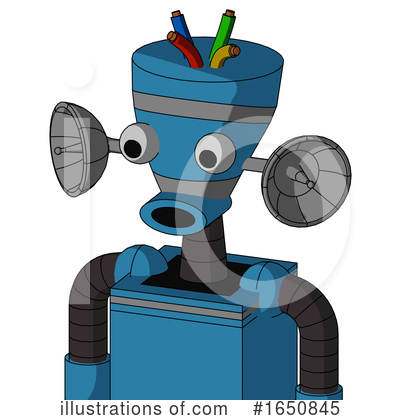 Royalty-Free (RF) Robot Clipart Illustration by Leo Blanchette - Stock Sample #1650845