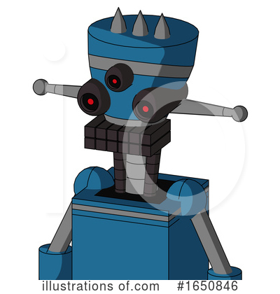 Royalty-Free (RF) Robot Clipart Illustration by Leo Blanchette - Stock Sample #1650846