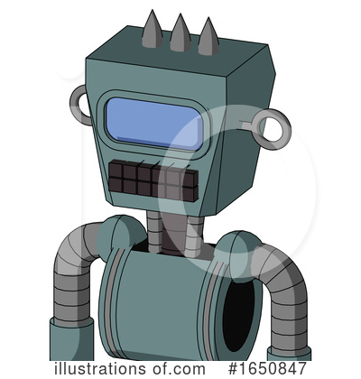 Royalty-Free (RF) Robot Clipart Illustration by Leo Blanchette - Stock Sample #1650847