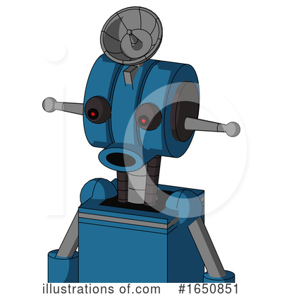 Royalty-Free (RF) Robot Clipart Illustration by Leo Blanchette - Stock Sample #1650851
