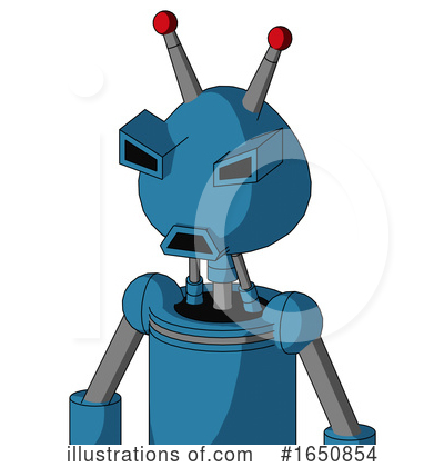 Royalty-Free (RF) Robot Clipart Illustration by Leo Blanchette - Stock Sample #1650854