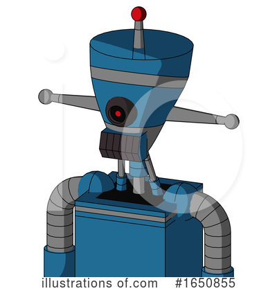 Royalty-Free (RF) Robot Clipart Illustration by Leo Blanchette - Stock Sample #1650855