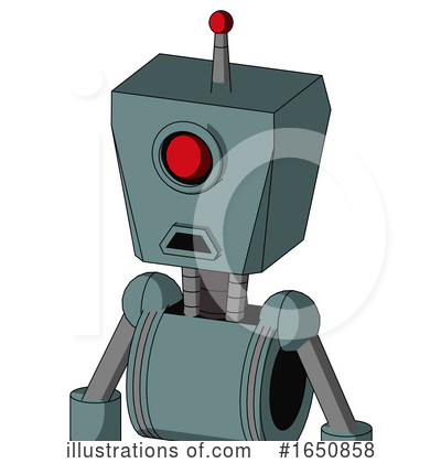 Royalty-Free (RF) Robot Clipart Illustration by Leo Blanchette - Stock Sample #1650858