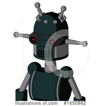 Royalty-Free (RF) Robot Clipart Illustration by Leo Blanchette - Stock Sample #1650862