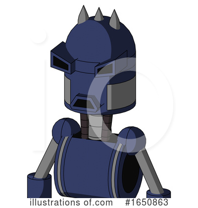 Royalty-Free (RF) Robot Clipart Illustration by Leo Blanchette - Stock Sample #1650863
