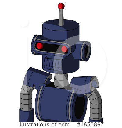 Royalty-Free (RF) Robot Clipart Illustration by Leo Blanchette - Stock Sample #1650867