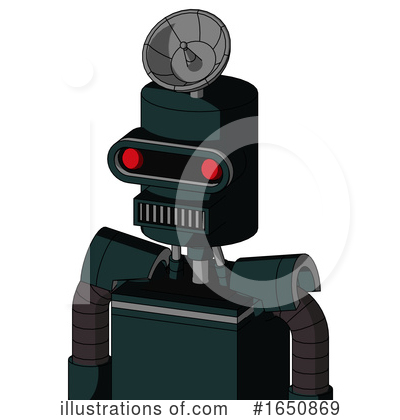 Royalty-Free (RF) Robot Clipart Illustration by Leo Blanchette - Stock Sample #1650869