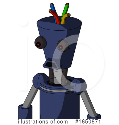 Royalty-Free (RF) Robot Clipart Illustration by Leo Blanchette - Stock Sample #1650871