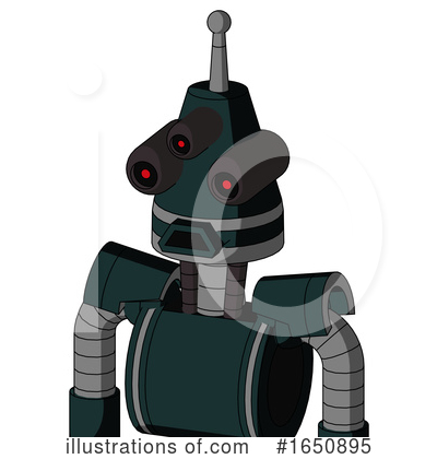 Royalty-Free (RF) Robot Clipart Illustration by Leo Blanchette - Stock Sample #1650895