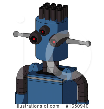 Royalty-Free (RF) Robot Clipart Illustration by Leo Blanchette - Stock Sample #1650940
