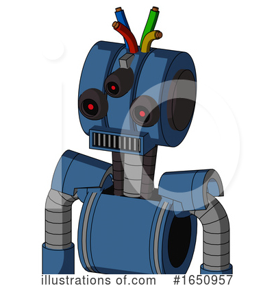 Royalty-Free (RF) Robot Clipart Illustration by Leo Blanchette - Stock Sample #1650957