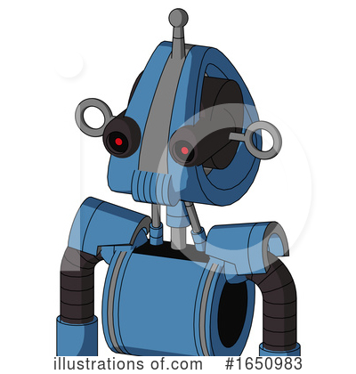Royalty-Free (RF) Robot Clipart Illustration by Leo Blanchette - Stock Sample #1650983