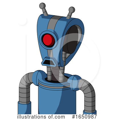 Royalty-Free (RF) Robot Clipart Illustration by Leo Blanchette - Stock Sample #1650987