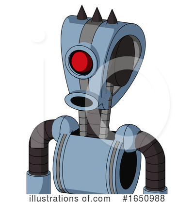 Royalty-Free (RF) Robot Clipart Illustration by Leo Blanchette - Stock Sample #1650988