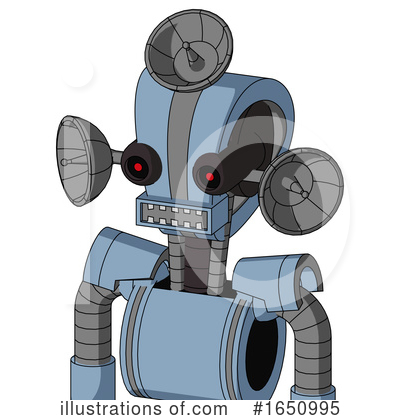 Royalty-Free (RF) Robot Clipart Illustration by Leo Blanchette - Stock Sample #1650995