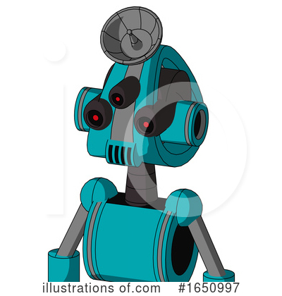 Royalty-Free (RF) Robot Clipart Illustration by Leo Blanchette - Stock Sample #1650997
