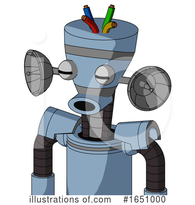 Royalty-Free (RF) Robot Clipart Illustration by Leo Blanchette - Stock Sample #1651000