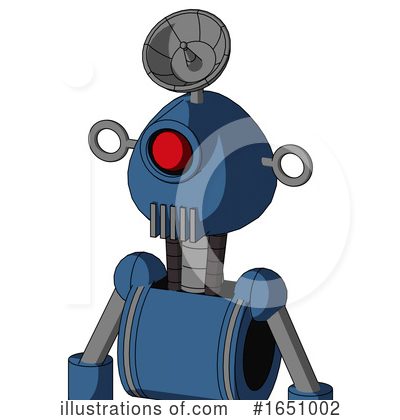 Royalty-Free (RF) Robot Clipart Illustration by Leo Blanchette - Stock Sample #1651002