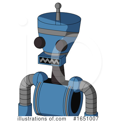 Royalty-Free (RF) Robot Clipart Illustration by Leo Blanchette - Stock Sample #1651007