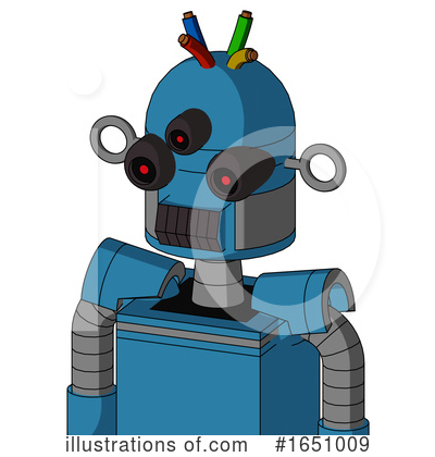 Royalty-Free (RF) Robot Clipart Illustration by Leo Blanchette - Stock Sample #1651009