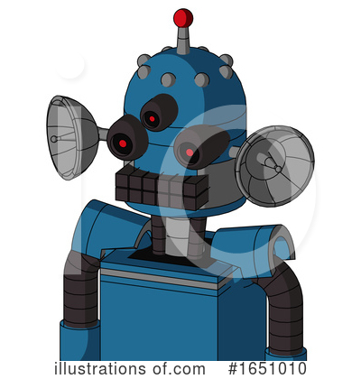 Royalty-Free (RF) Robot Clipart Illustration by Leo Blanchette - Stock Sample #1651010