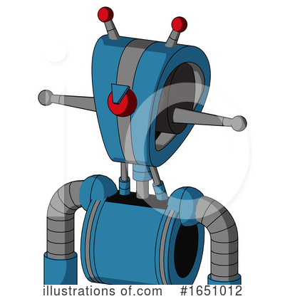 Royalty-Free (RF) Robot Clipart Illustration by Leo Blanchette - Stock Sample #1651012