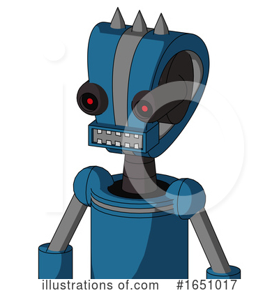 Royalty-Free (RF) Robot Clipart Illustration by Leo Blanchette - Stock Sample #1651017