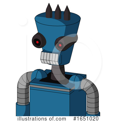 Royalty-Free (RF) Robot Clipart Illustration by Leo Blanchette - Stock Sample #1651020