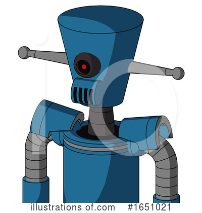 Royalty-Free (RF) Robot Clipart Illustration by Leo Blanchette - Stock Sample #1651021