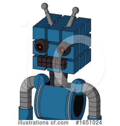 Royalty-Free (RF) Robot Clipart Illustration by Leo Blanchette - Stock Sample #1651024