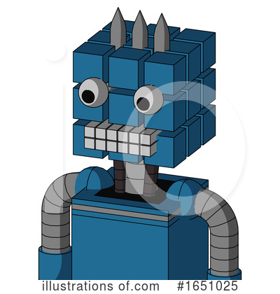Royalty-Free (RF) Robot Clipart Illustration by Leo Blanchette - Stock Sample #1651025