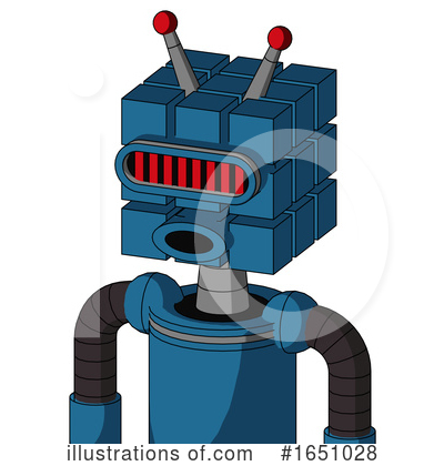 Royalty-Free (RF) Robot Clipart Illustration by Leo Blanchette - Stock Sample #1651028