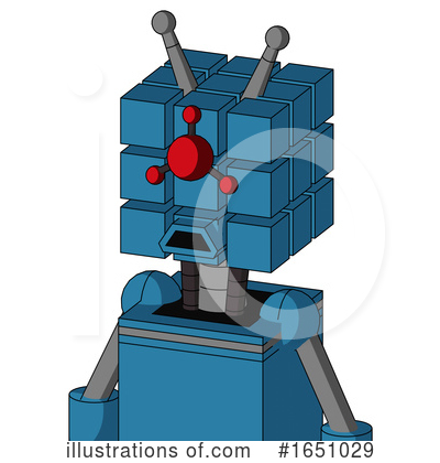 Royalty-Free (RF) Robot Clipart Illustration by Leo Blanchette - Stock Sample #1651029