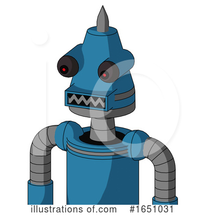 Royalty-Free (RF) Robot Clipart Illustration by Leo Blanchette - Stock Sample #1651031