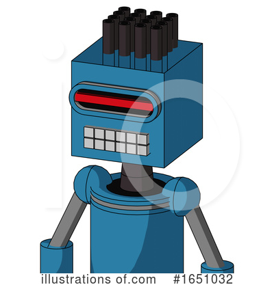 Royalty-Free (RF) Robot Clipart Illustration by Leo Blanchette - Stock Sample #1651032