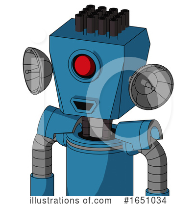 Royalty-Free (RF) Robot Clipart Illustration by Leo Blanchette - Stock Sample #1651034