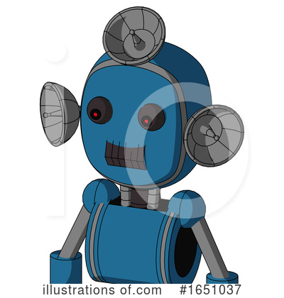 Royalty-Free (RF) Robot Clipart Illustration by Leo Blanchette - Stock Sample #1651037