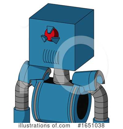 Royalty-Free (RF) Robot Clipart Illustration by Leo Blanchette - Stock Sample #1651038