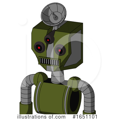 Royalty-Free (RF) Robot Clipart Illustration by Leo Blanchette - Stock Sample #1651101