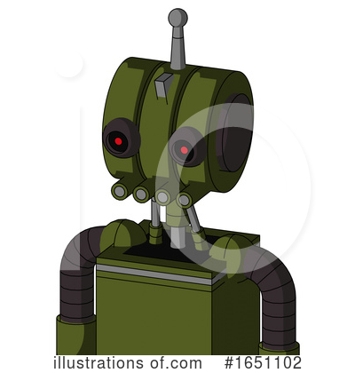 Royalty-Free (RF) Robot Clipart Illustration by Leo Blanchette - Stock Sample #1651102